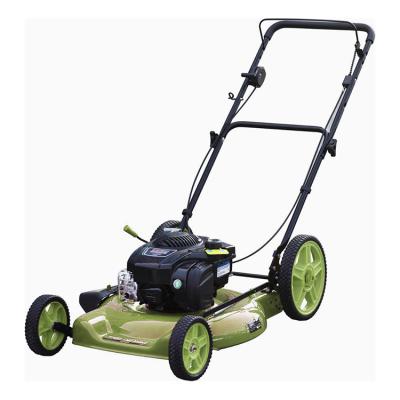 China 4-Stroke Landtop 22inch Aluminum Hand Push Ghas Cutter Machine Lawn Mower With 196cc Loncin Engine For Garden for sale