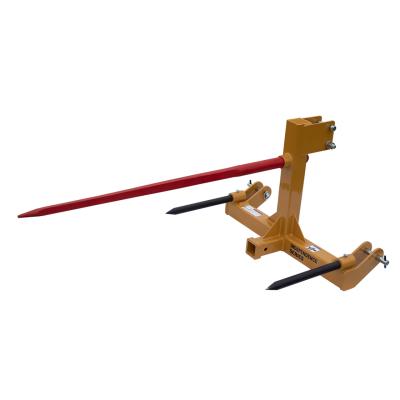 China High Efficiency Landtop Tractor Loader Attachment Bale Spear Independence Series - Quick Hitch For Garden for sale