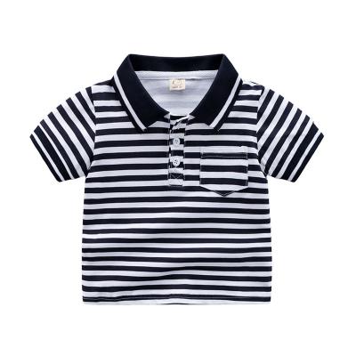 China Formal V Neckline Guangdong Manufacturer Striped Cotton Nylon Fabric Custom Design Cheap Kids Available Fabric Children Wears for sale