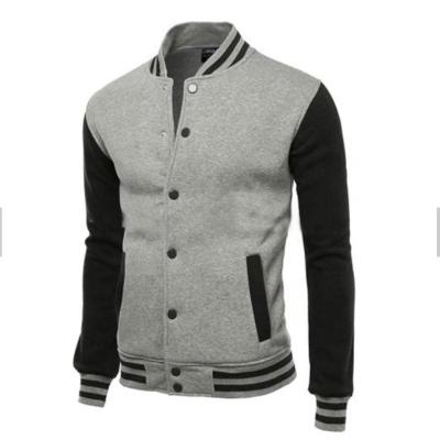 China Custom Men's Varsity Uniform Jacket Breathable Cotton Baseball In Different Colors for sale