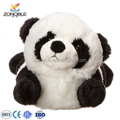 China Custom Animal Kind Plush Panda Household Winter Warm Soft Novelty Non-slip Indoor Home Slippers for sale