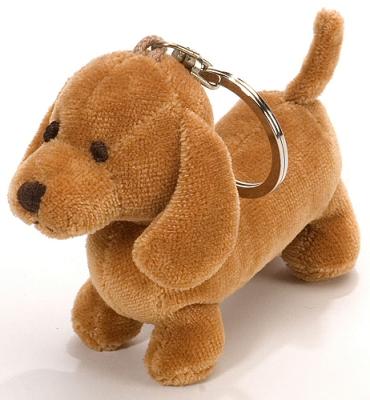 China New Design Promotional Cute Stuffed Dog Plush Toy Mini Key Chain Stuffed Mini Key Chain for sale