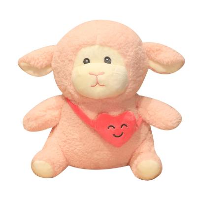 China 2021 wholesale white cashmere sheep home decoration soft animal stuffed cute sheep plush toy for sale