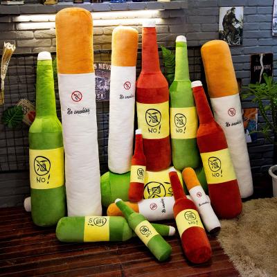 China Decoration Custom High Quantity Stuffed Soft Drink Bottle Popular Beer Soft Plush Bottle Shape Cute Hot Toy for sale