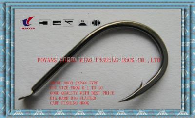 China BAOTA-8803 Japan Chinu Big Flatted High Carbon Steel Fish Hook for sale