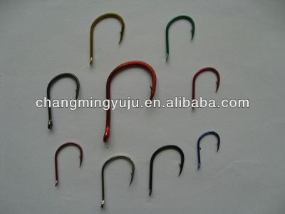 China High Carbon Steel Red Ringed Japanese Coating ISEMA Fish Hook Sizes BAOTA-8801 for sale