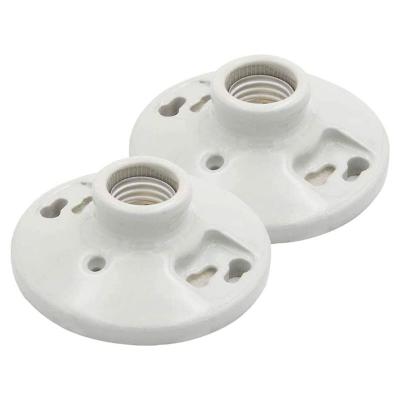 China Screw On Factory Directly Wholesale Water Proof Plastic Ceramic Lamp Socket for sale