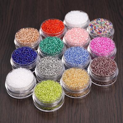 China DIY Mini Opaque 2mm 3mm 4mm 3mm Eco-Friendly Seed Glass Beads 4mm Size 6/0 11/0 12/0 13/0 15/0 For Jewelry Making for sale