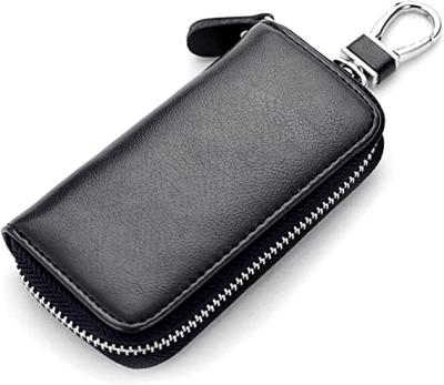 China Leather Key Holder 2023 Customs Vintage Key Case Small Bag Multifunctional Key Holder Key Holder Zipper Coin Pouch Bag Key Holder for sale