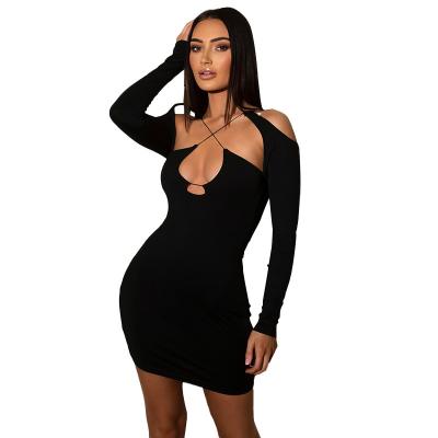 China Disco Hot Women's Style Girl's Night Dress 2022 Breathable Sexy Slim Dress Buttock Bag Show Night Grocery Dress New Style for sale