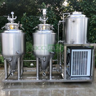 China Hotels 100l Mini Beer Brewing System Brewery Equipment Machine Fermentation Fermenter Tank for sale