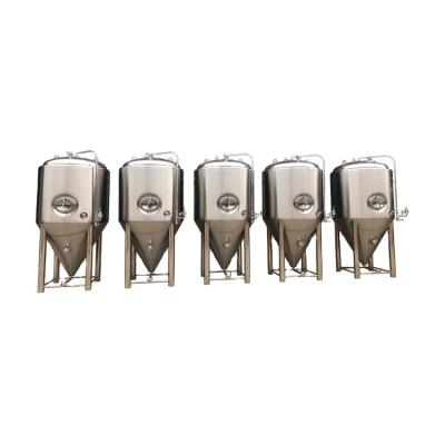 China Hotels 500L 1000L 2000L 3000L 5000L Beer Fermentation Tank Insulation Draft Beer Fermenter for sale