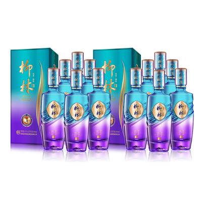 China Chinese white high alcohol content Liu Lin Purple Space in alcoholic beverage 43% vol. hot sale 500ml water factory bottle for sale