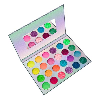 China Private Label Makeup Waterproof Pigment 24 Colors Eyeshadow Palette for sale