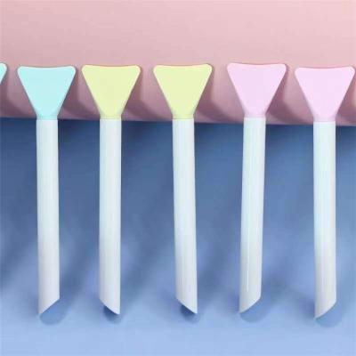 China Clay Face Mask Applicator Brush Silicone Face Mask Brush Custom Logo Clay Face Mask Brush Soft Silicone Facial Mud for sale