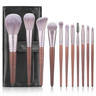 China Luxury Premium Private Label Makeup Brushes Fluffy Makeup Brush Kit Cosmetic Professional Make Up Brush Gold Makeup Brush Set For Daily Makeup for sale