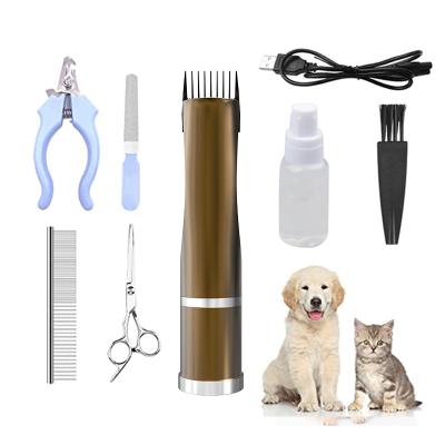 China Viable USB Charging Multifunctional Portable Pet Vacuum Hair Trimmer for sale