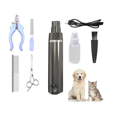 China Viable Wholesale Product Reusable Electric Pet Hair Remover Battery Power Pet Grooming Clippers for sale