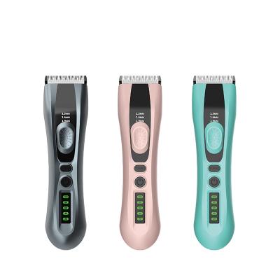 China Ipx7 Waterproof Hair Trimmer Viable Waterproof Hair Trimmer Animal Pet Clippers With Detachable Blades for sale