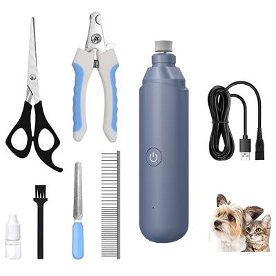 China Viable Long Life Battery Dog Nail Grinder Power Tool Rechargeable Nail Bit Grinder Trimmer for sale