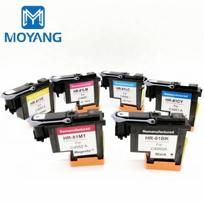 China 100% MoYang High Quality Compatible For Remanufactured Designjet 81 Hp Printhead 5000 5500 Printer Head for sale