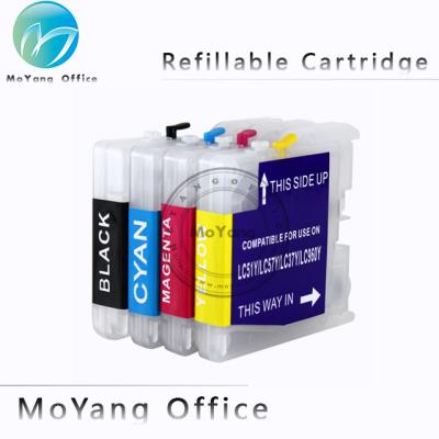 China Re-manufactured MoYang RECHARGE INK CARTRIDGE compatible for LC37 for Brother DCP-350C DCP-540CN DCP-560CN printer for sale