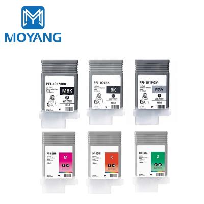 China MoYang COMPATIBLE compatible for CANON PFI-101 ink cartridges for IPF5000 IPF6000S photo printer outdoor advertising printing for sale