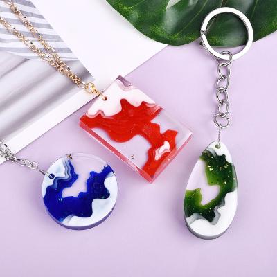 China Viable Round Shape Silicone Resin Mold Pendant Casting Molds Jewelry Tools For DIY Glue UV Resin Jewelry Making Molds for sale