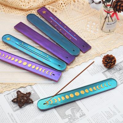 China Viable Incense Stick Base Silicone Mold Gypsum Lip Incense Stick Holder Mold DIY Incense Insert Tray Casting Mold Home Decoration for sale