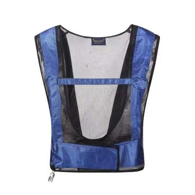 China Custom Electrician BSG Flame Retardant Body Vest Black Color Safety Cooling Vest With Turbo Compressor Cooling Vest for sale