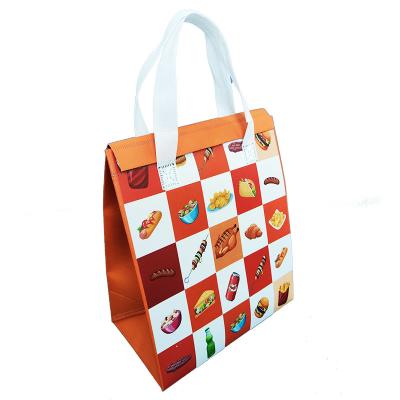 China Waterproof Custom Logo Size And Price Cheap Food Ice Bag Hot / Cold Delivery for sale