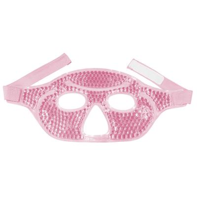 China Non-Toxic Reusable Half Pack Facial Face Eye Forehead Ice Pack Gel Cooling Beads for sale