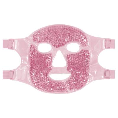 China 2022 New Arrival Reusable Non-Toxic Gel Ice Beads Face Mask Compress Pack Hot Cold Spa Medical Use for sale