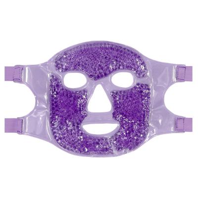 China Non-Toxic Reusable Gel Beads Ice Packs Face / Eye Mask Heated Hot Cooling Ice Packs for sale