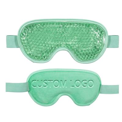 China 2022 Non-Toxic Custom Design Reusable Gel Pack Face Mask Gel Face Sleep Mask for sale