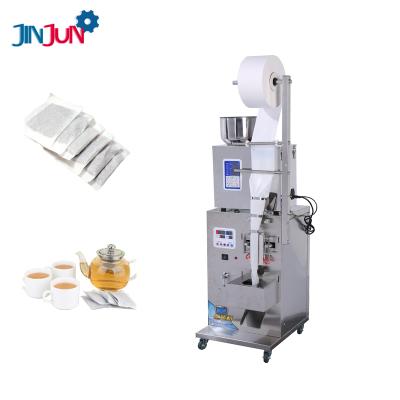 China JINJUN multifunctional food vibration weighing small tea bag packaging machine filter paper nonwoven packing machine for sale