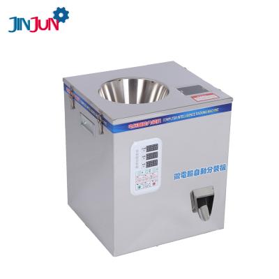 China Semi-automatic Desktop Wolfberry Tea, Raisins, JINJUN Beverage Machine 1-50g Spiral Weighing Filling for sale