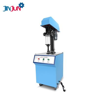 China JINJUN Vertical Food Box Sealing Machine Large Semi-automatic Milk Powder Can Sealing Machine for sale