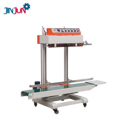 China JINJUN-1680 Vertical Food Large Bag Sealing Machine , Continuous 15kg Rice Grain Bag Sealer for sale