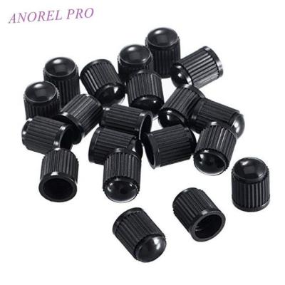 China Black Plastic Plastic Tire Valve Covers Car Accessories Rolls Dust Caps Tools for sale