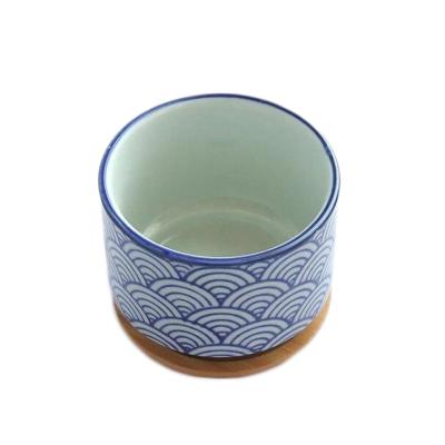 China Eco-friendly Chinese Style Small Pot Ceramic Succulent Flower Pots For Plants For Home Decoration for sale