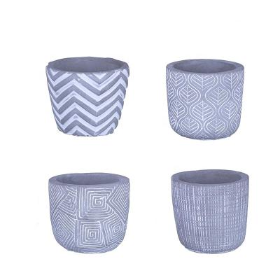 China New Arrival Eco-friendly Cement Flower Pot Planter Succulent Vase For Home Decoration for sale