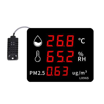 China High Precision Indoor Industrial /Outdoor LED Industry Temperature Humidity Sensor PM2.5 Digital Wall Mounted Professional Air Quality Detector With Prob for sale