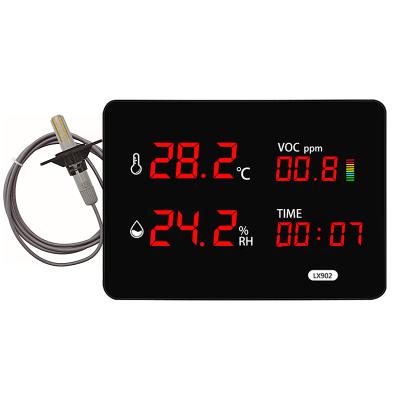 China Digital LED Display External PC Probe Temperature Humidity Sensor C Conversion-F VOC High Temperature Measuring Instrument 390*280*30(mm) for sale