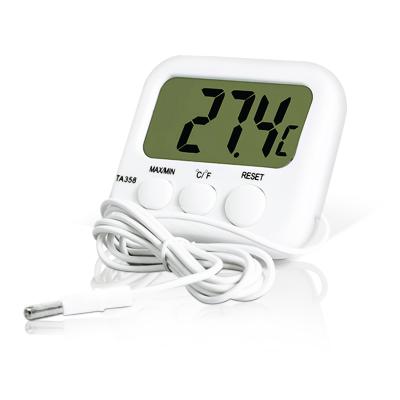 China Digital LCD Display Digital c Conversion-F Fridge Temperature Meter Aquarium Thermo ElectronicThermometer with Probe Sensor for sale