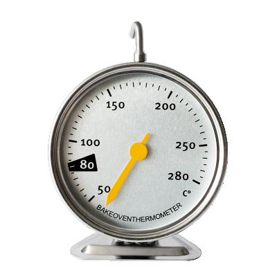 China 304 Stainless Steel Best Selling Home Stainless Steel Kitchen Temperature Sensing Table and High Temperature Oven Thermometer Cooking Thermometer for sale