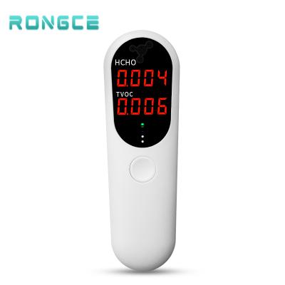 China 2021 School Office New Products LED Digital Display Formaldehyde Tester HCHO TVOC High Precision Home Handheld Air Quality Detector for sale