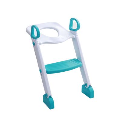 China Foldable Kids Potty Toilet Seat Trainer with Sturdy, Non-Slip Step Stool Ladder, Adjustable Toddler Toilet Seat for Boys and Girls for sale