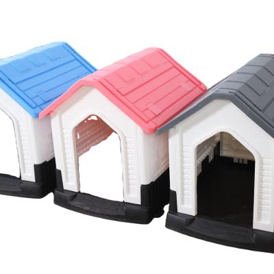 China Fashion Dog House Puppy Shelter Plastic Indoor Outdoor Kennel With Air Vents for sale