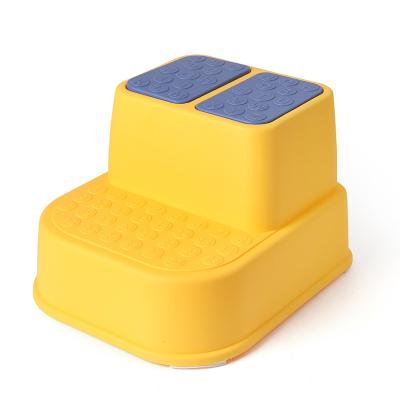 China Manufacturer Supply Design Living Room Furniture Easy Colorful Hot Sale Plastic Plastic Two Step Bath Stool Chair For Kids for sale